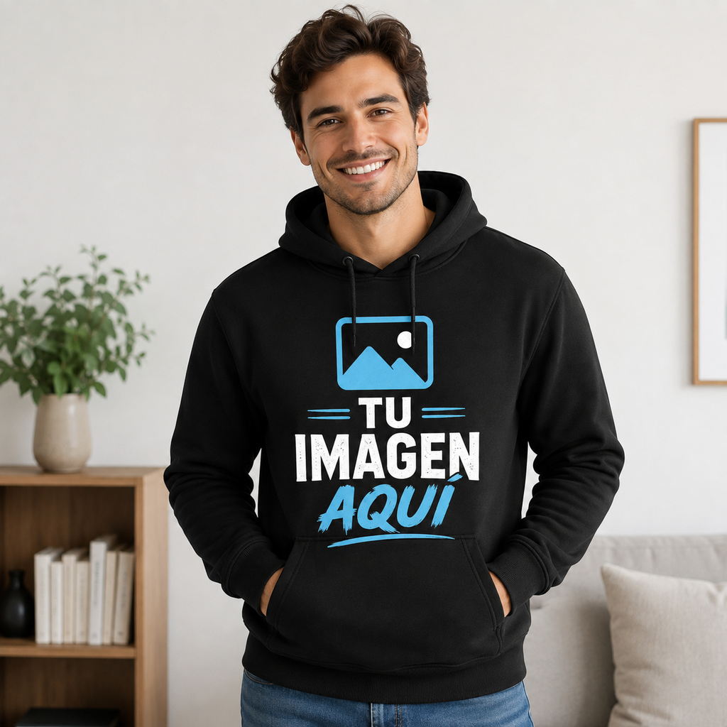 Nombre del producto: Polerón Canguro Personalizado con Foto, Logo o Diseño
