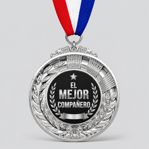 Medalla Personalizable 60 mm con Cinta – Oro, Plata o Bronce