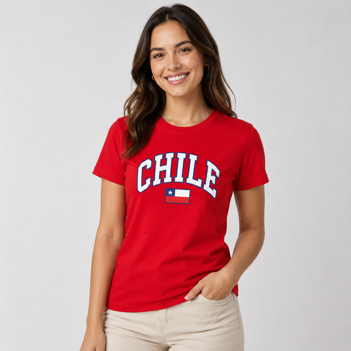 Polera Chile Bandera Roja – Fiestas Patrias