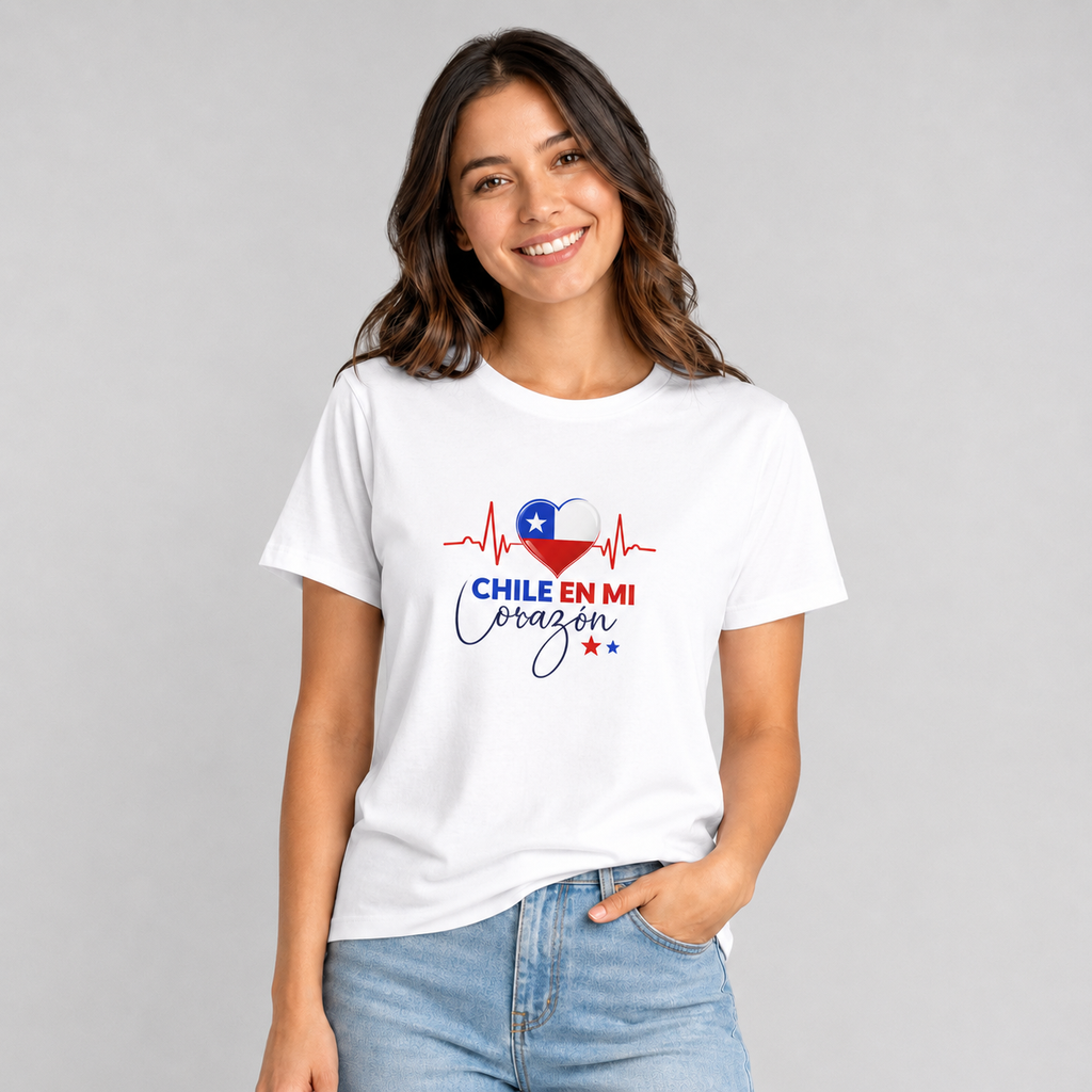 Polera Chile en mi Corazón – Fiestas Patrias
