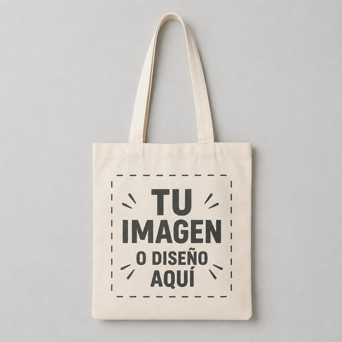 Bolsa Tote Bag Personalizada de Algodón – Foto, Logo o Diseño