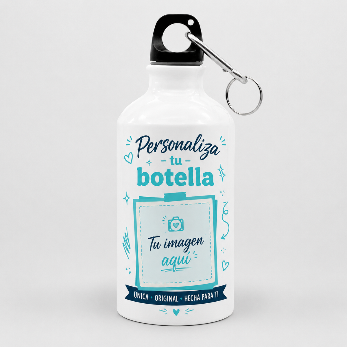 Botella  500cc Personalizada con Foto, Logo o Diseño