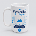 Taza Personalizada Grande 15 Oz – Foto, Nombre, Logo o Diseño