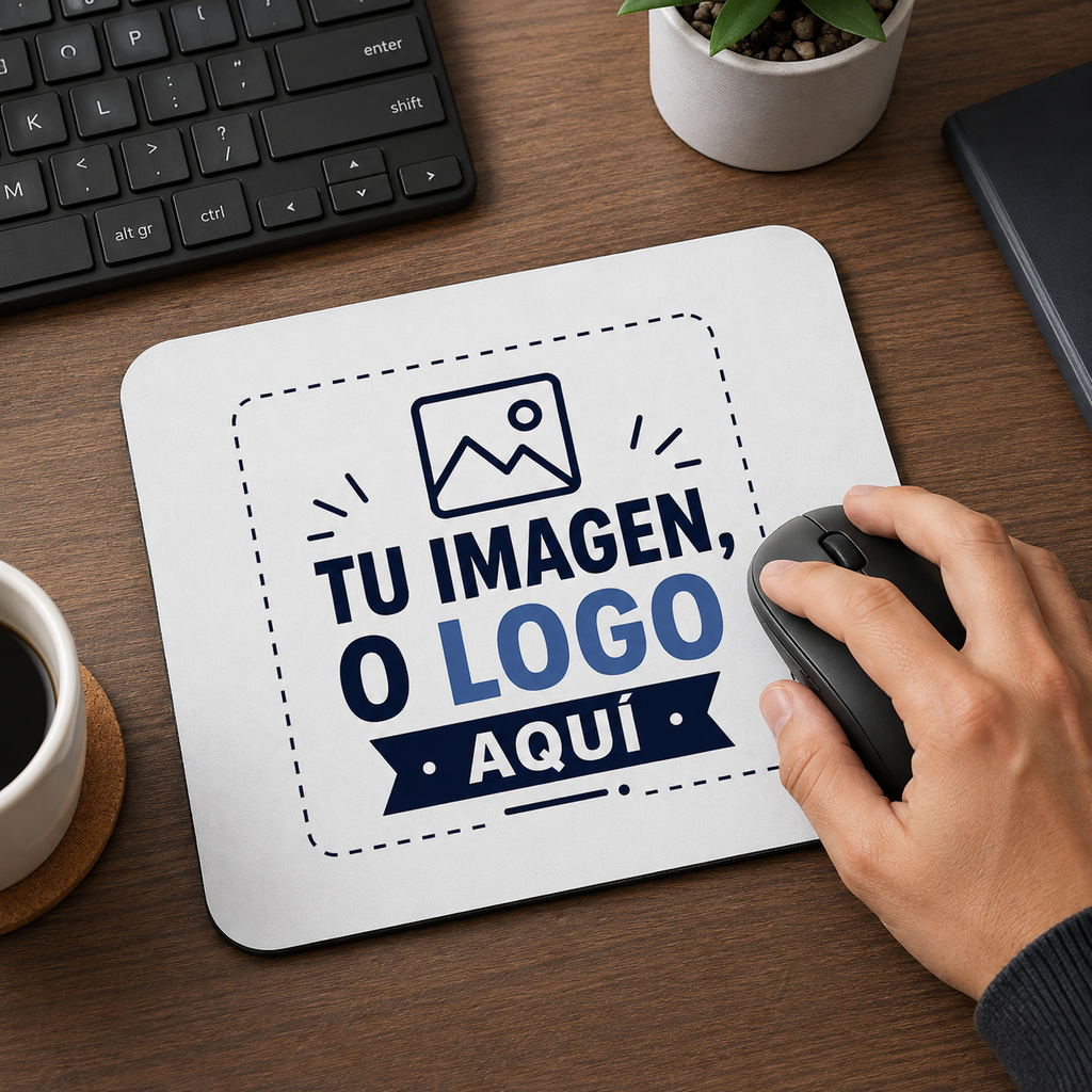 Mouse Pad Personalizado 21 x 17 cm – Foto, Logo o Diseño