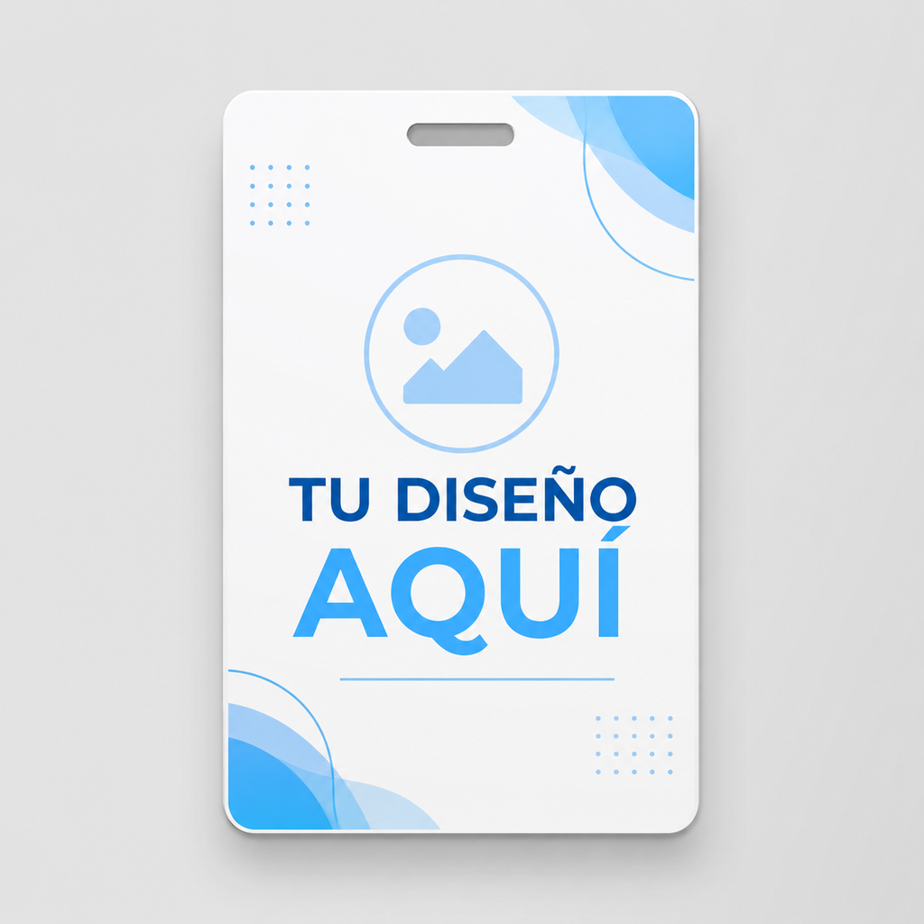 Nombre del producto: Credencial PVC Personalizada 5,4 x 8,6 cm