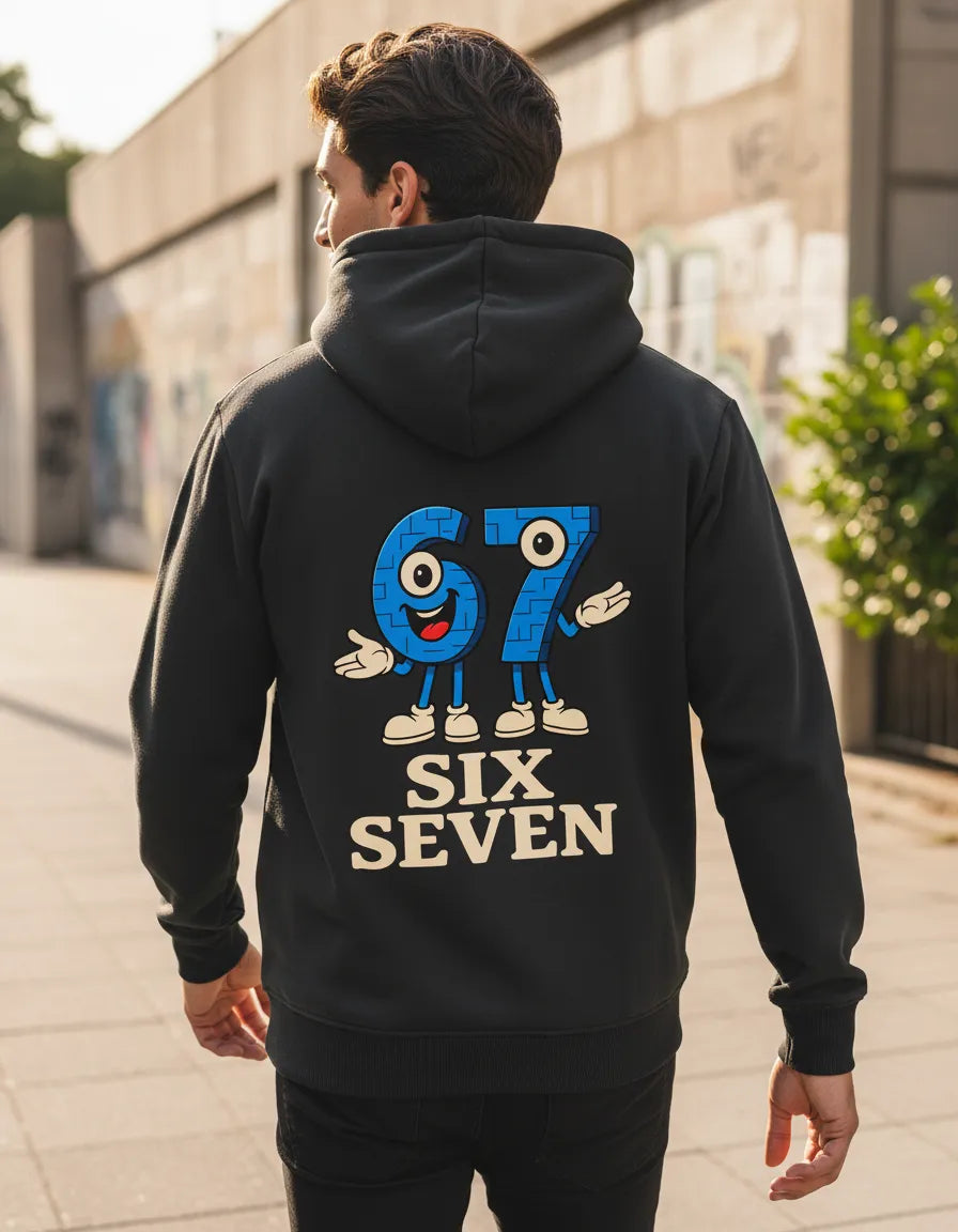 Polerón Tipo Canguro Unisex Modelo Six Seven