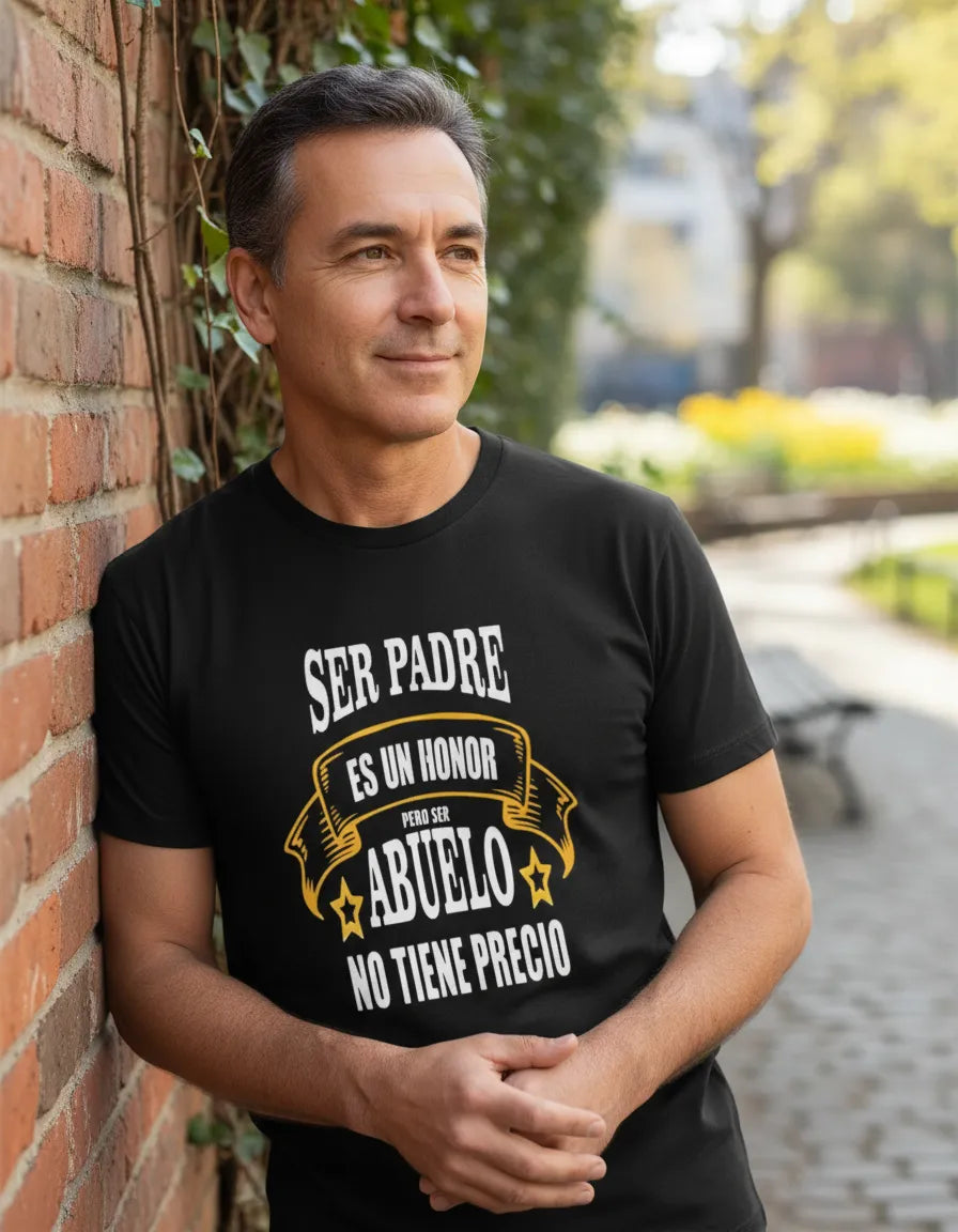 Polera Ser Padre Es Un Honor Pero Ser Abuelo No Tiene Precio