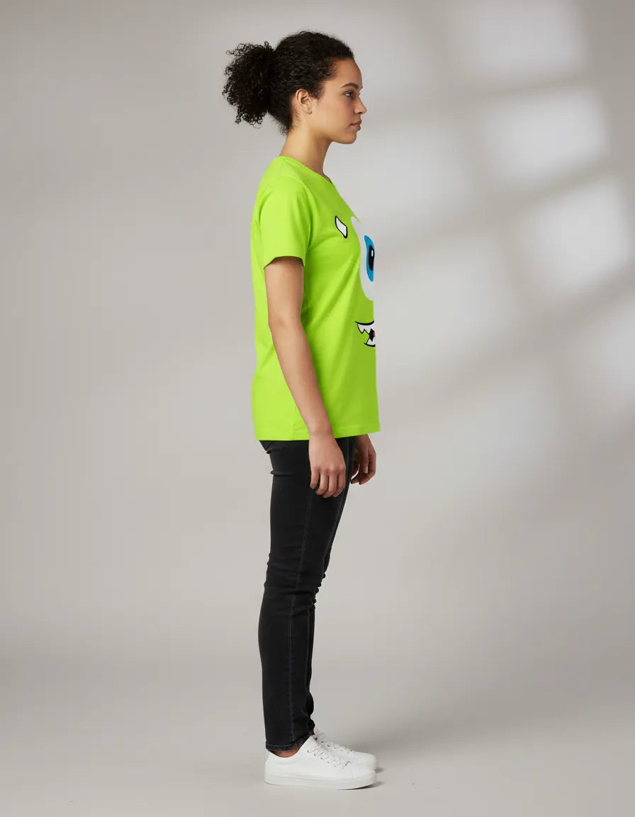 Polera Verde Diseño Mike Wazowski