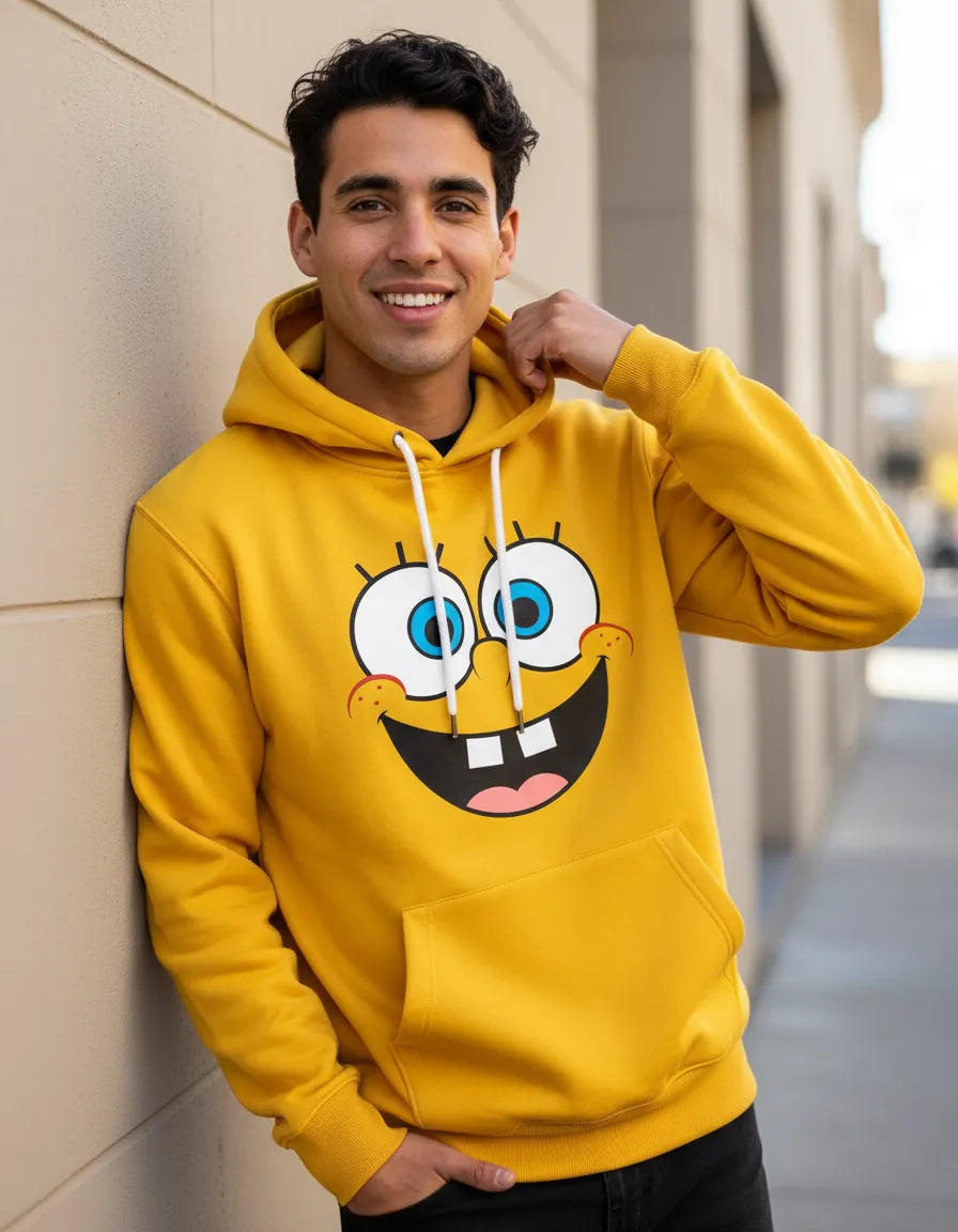 Polerón Tipo Canguro Bob Esponja & Patricio Estrella