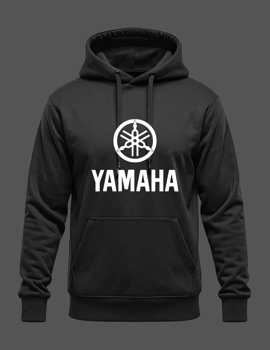 Polerón Tipo Canguro Con Capucha Diseño Yamaha