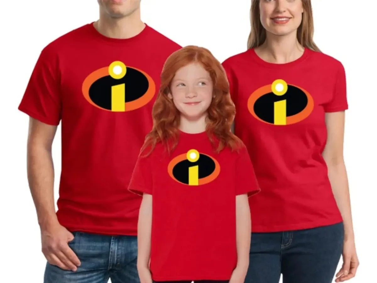 Polera Cosplay Los Increibles Roja