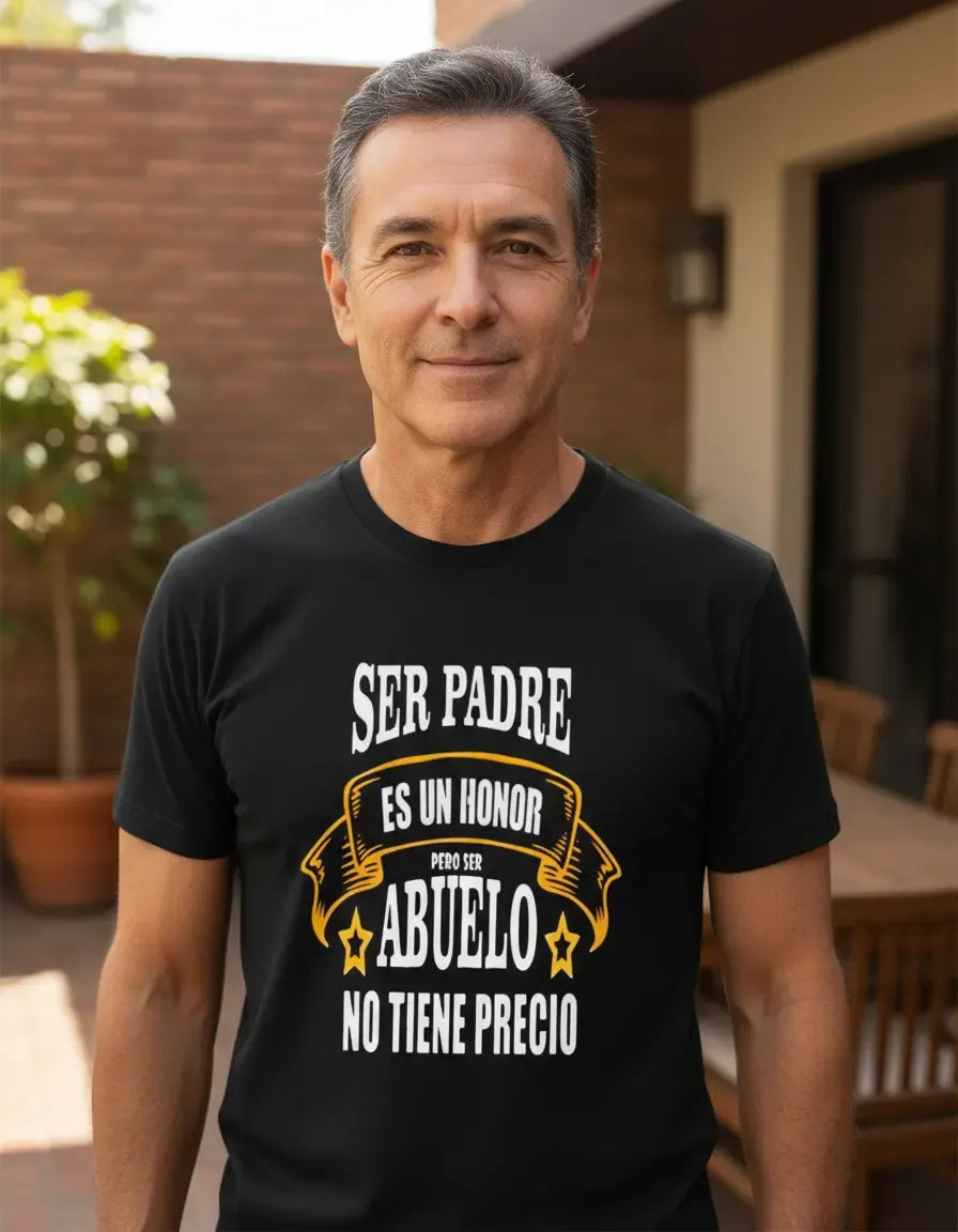 Polera Ser Padre Es Un Honor Pero Ser Abuelo No Tiene Precio