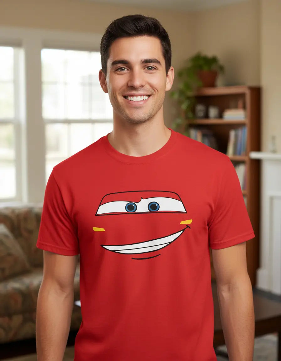 Polera Diseño Rayo Mcqueen Disfraz