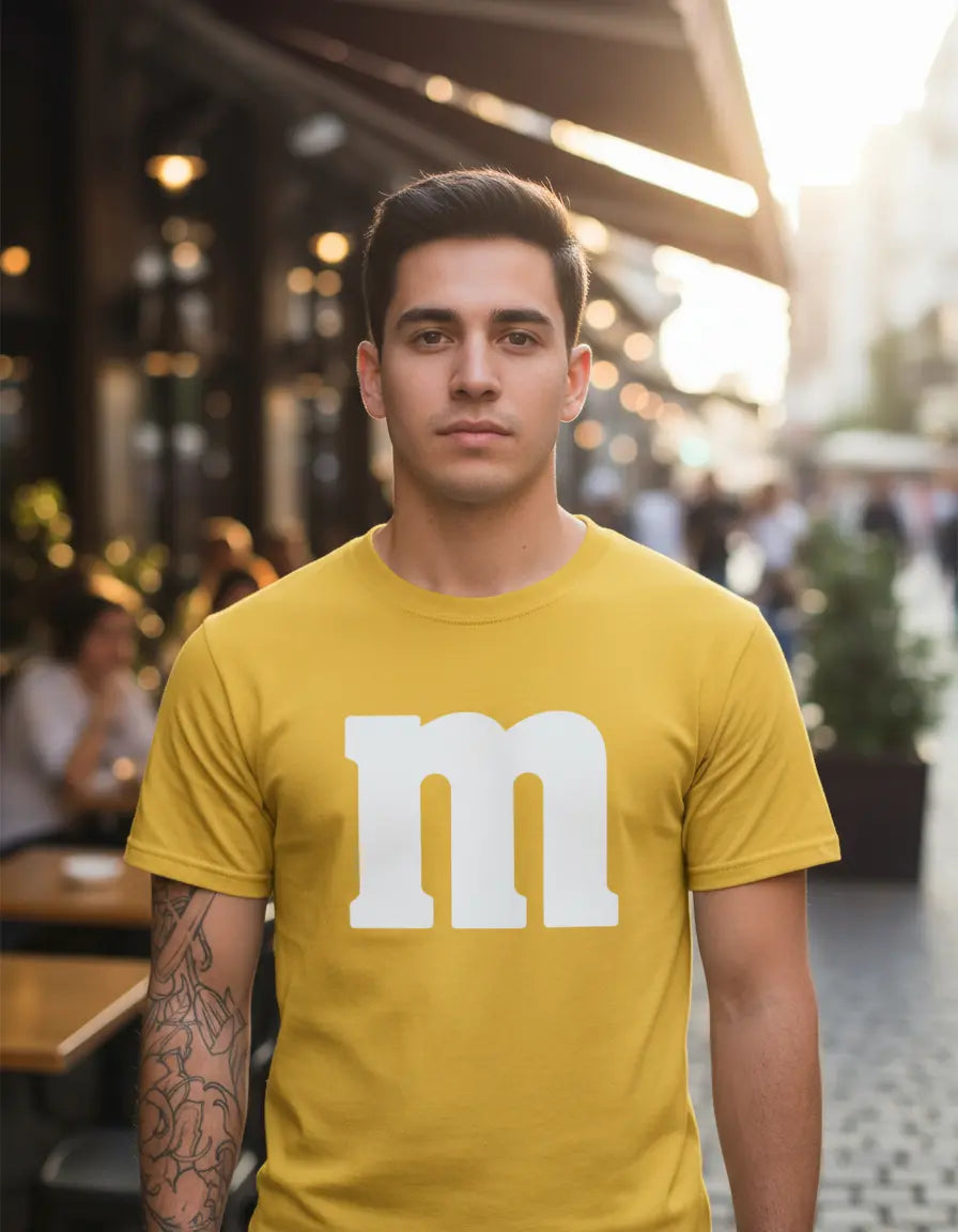 Polera Estampada Logo M&m Emanems Letra M