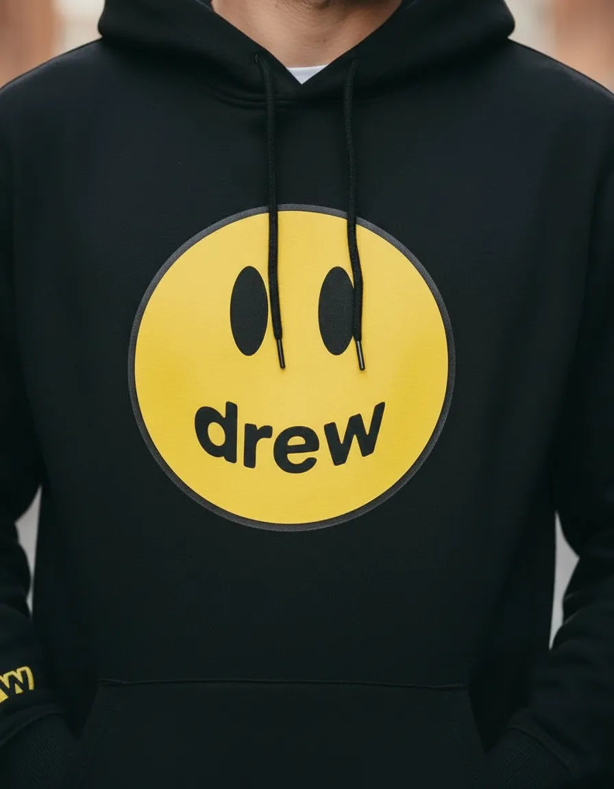 Polerón Tipo Canguro con Capucha Diseño Drew - Justin Bieber