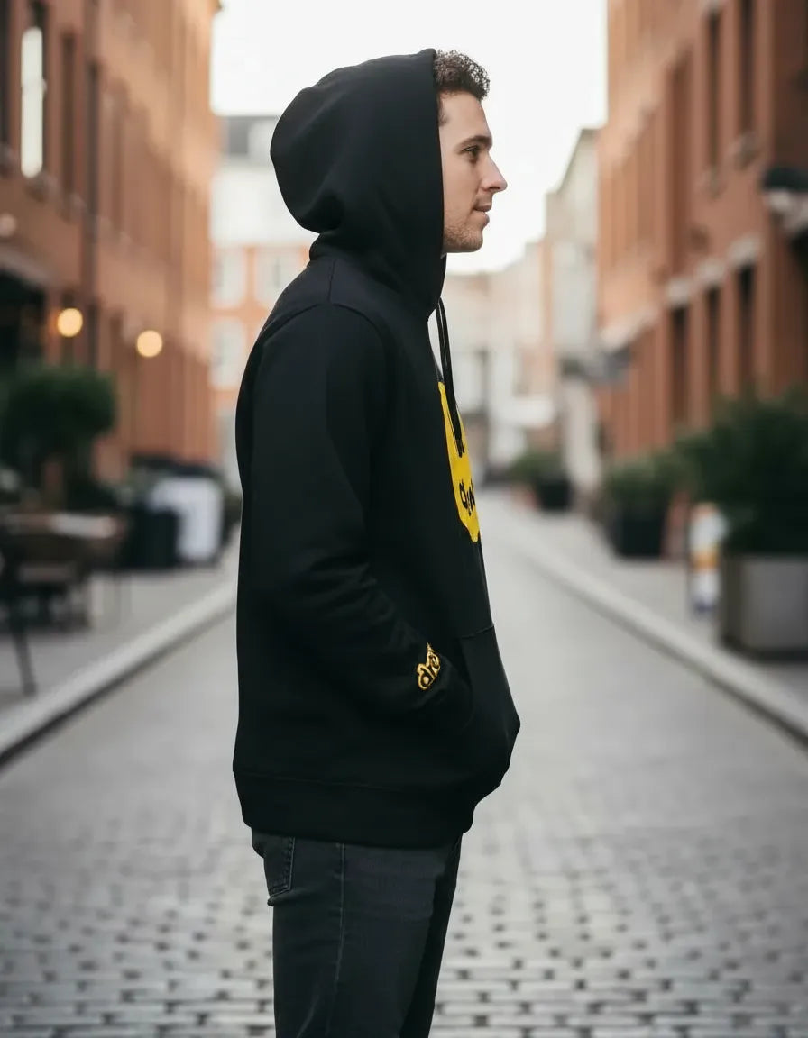 Polerón Tipo Canguro con Capucha Diseño Drew - Justin Bieber
