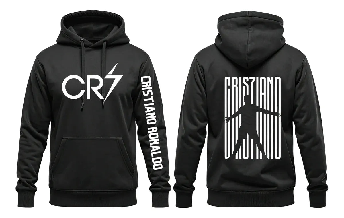 Polerón Unisex Con Capucha Tipo Canguro Diseño Cr7