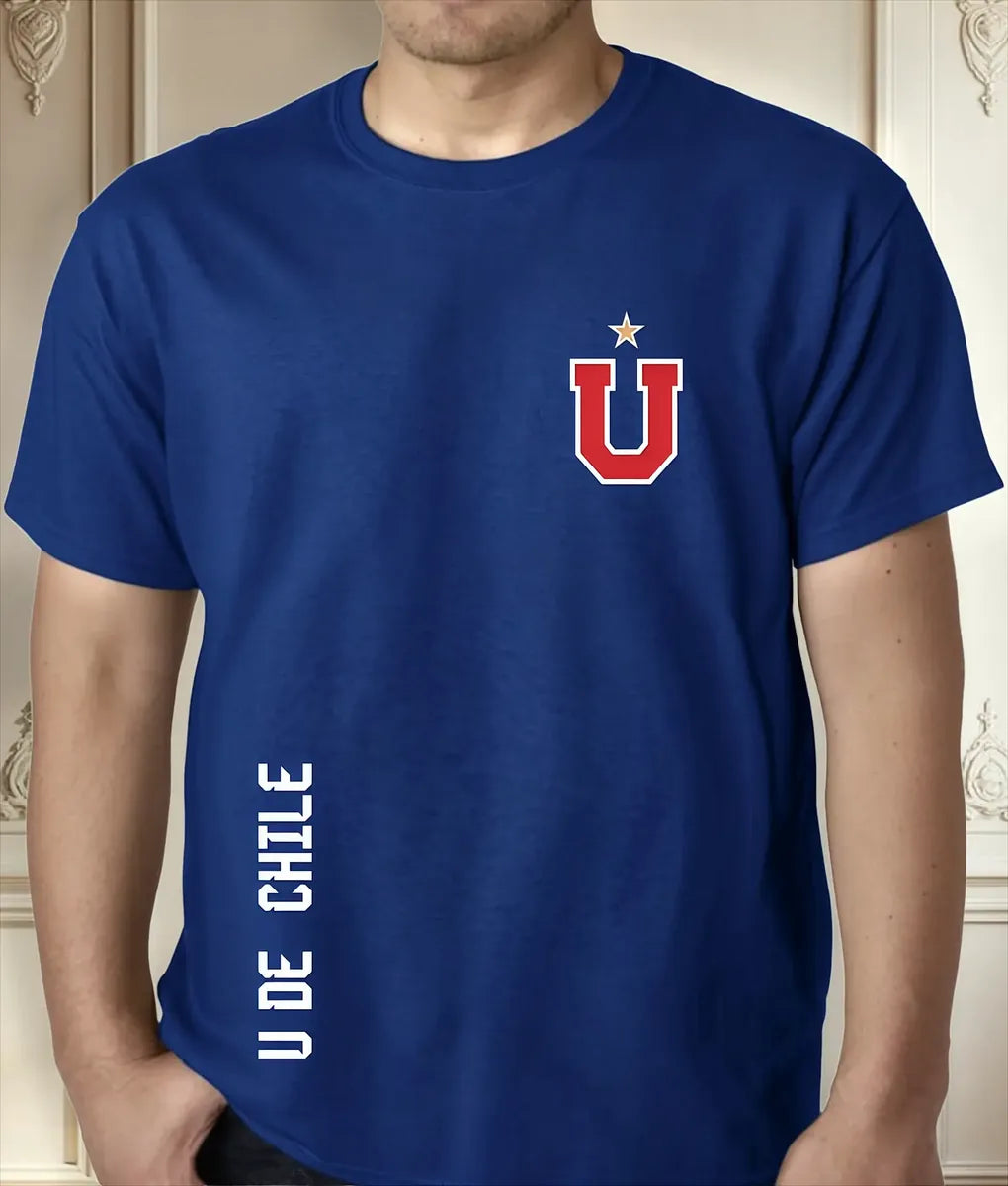 Polera De Algodón Diseño U De Chile