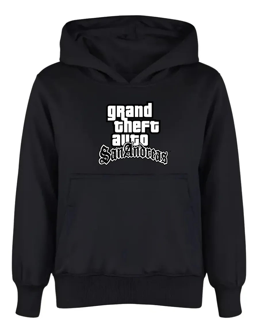Polerón Tipo Canguro Con Capucha Diseño Gta San Andreas