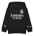 Polerón Tipo Canguro Con Capucha Diseño Real Madrid FC