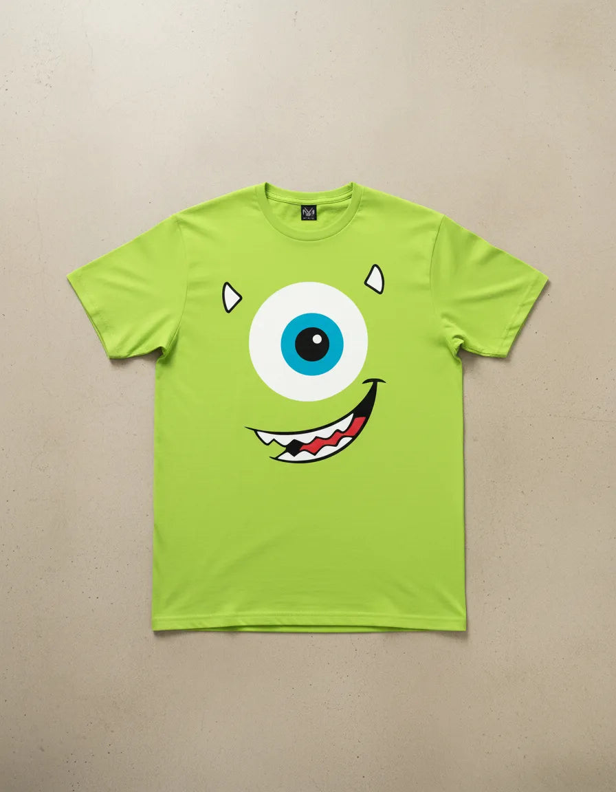 Polera Verde Diseño Mike Wazowski