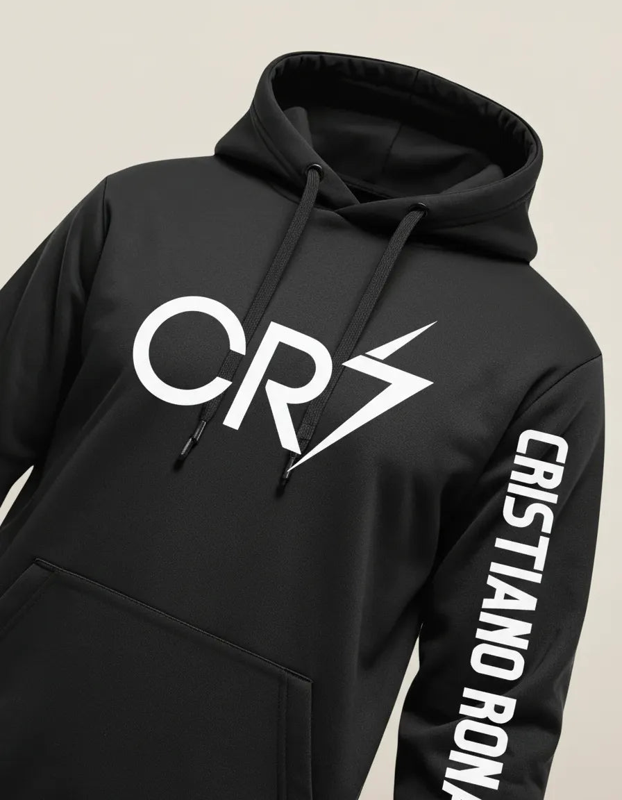 Polerón Unisex Con Capucha Tipo Canguro Diseño Cr7
