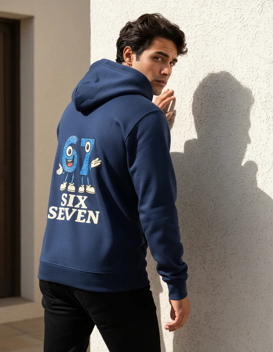 Polerón Tipo Canguro Unisex Modelo Six Seven