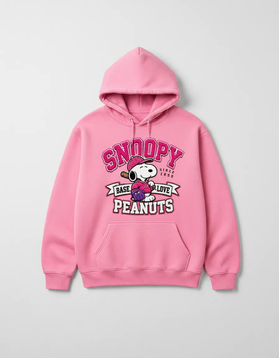 Polerón Tipo Canguro Diseño Snoopy