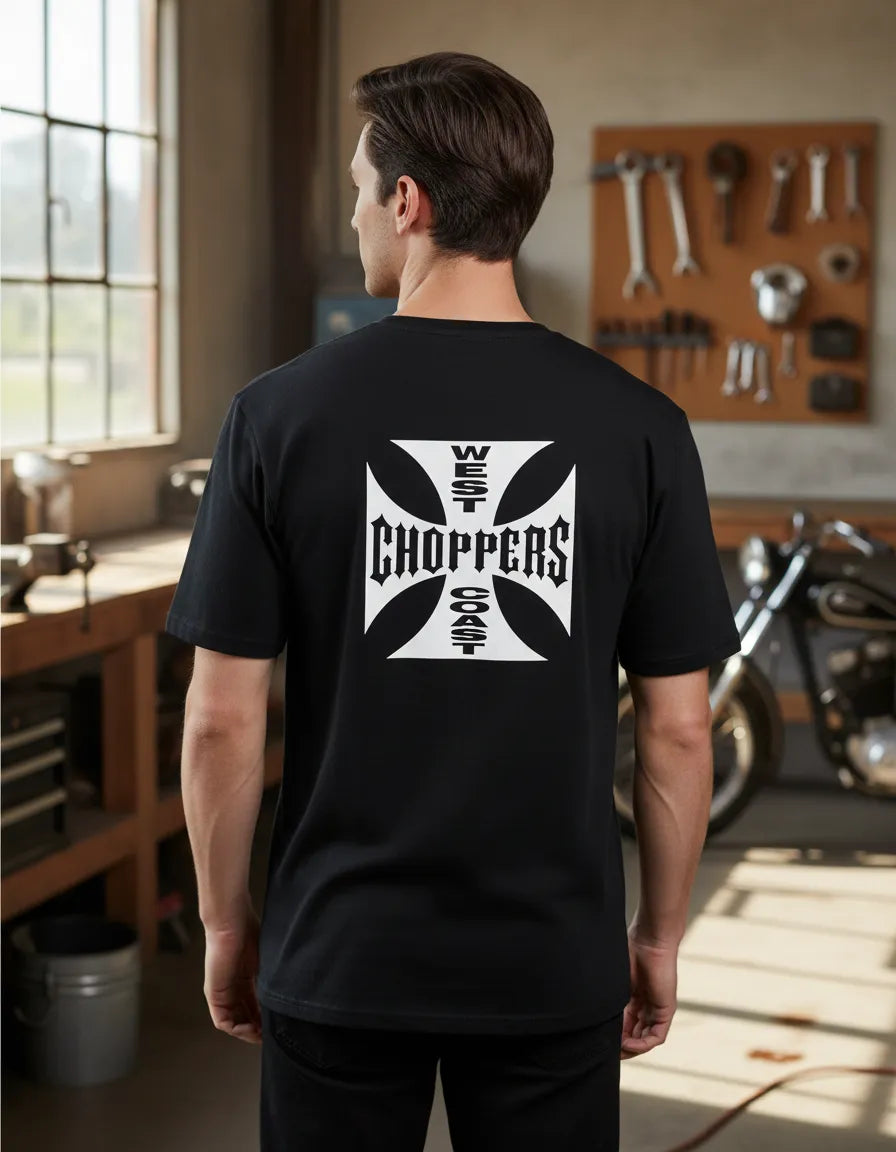 Polera Estampada West Coast Choppers (doble)