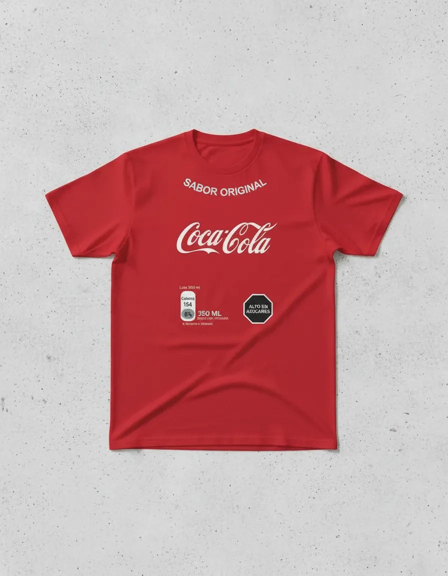 Polera Disfraz Lata De Bebida