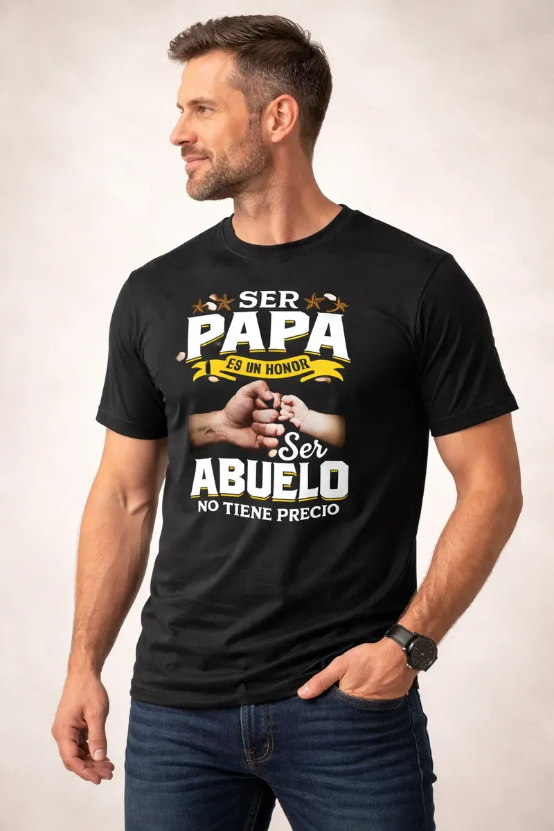 Polera Ser Padre Es Un Honor Pero Ser Abuelo No Tiene Precio