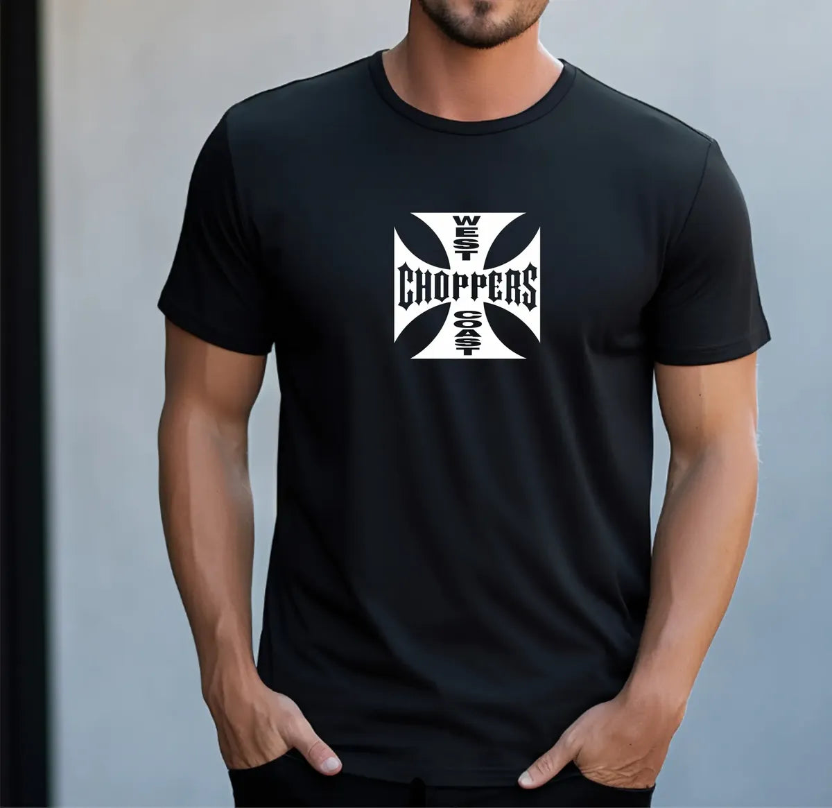 Polera Estampada West Coast Choppers (doble)