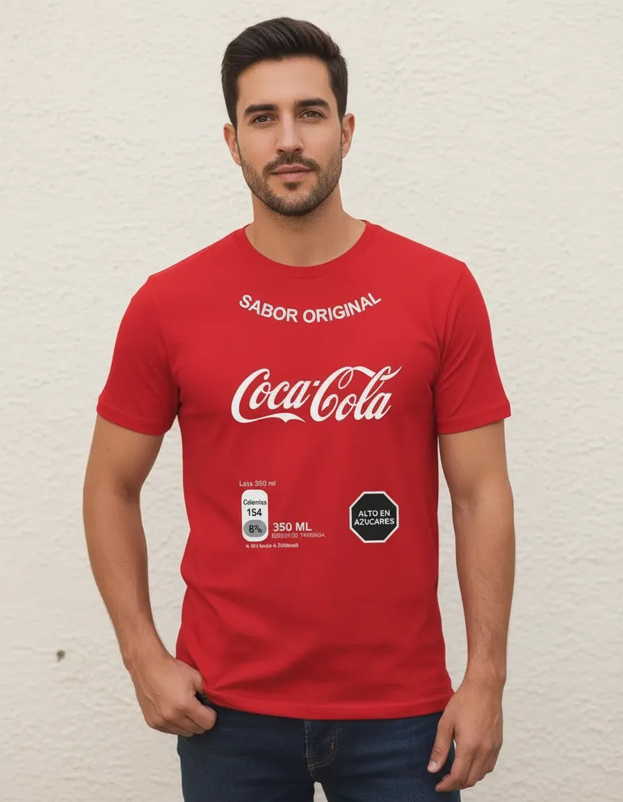Polera Disfraz Lata De Bebida