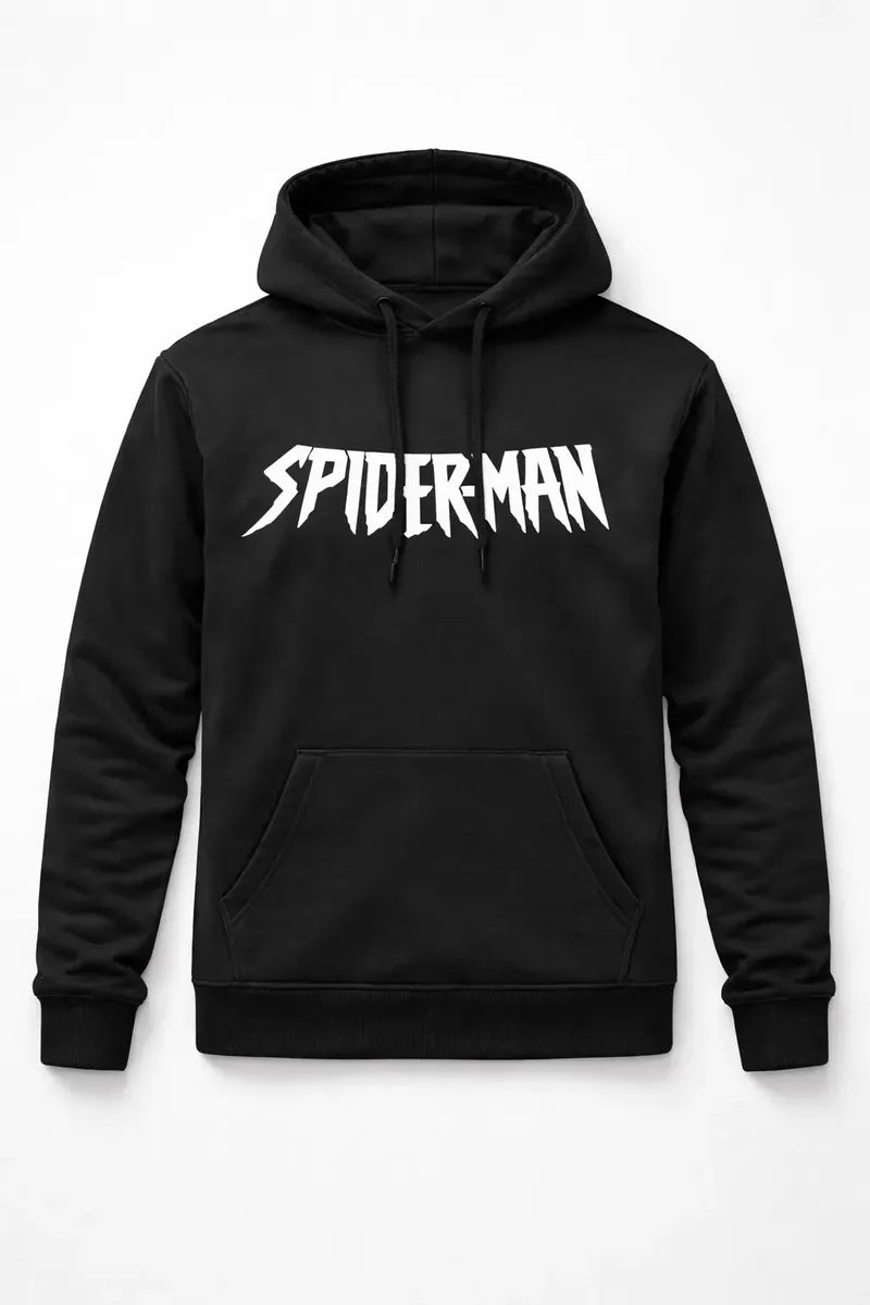 Polerón Tipo Canguro Con Capucha Diseño Spider-man