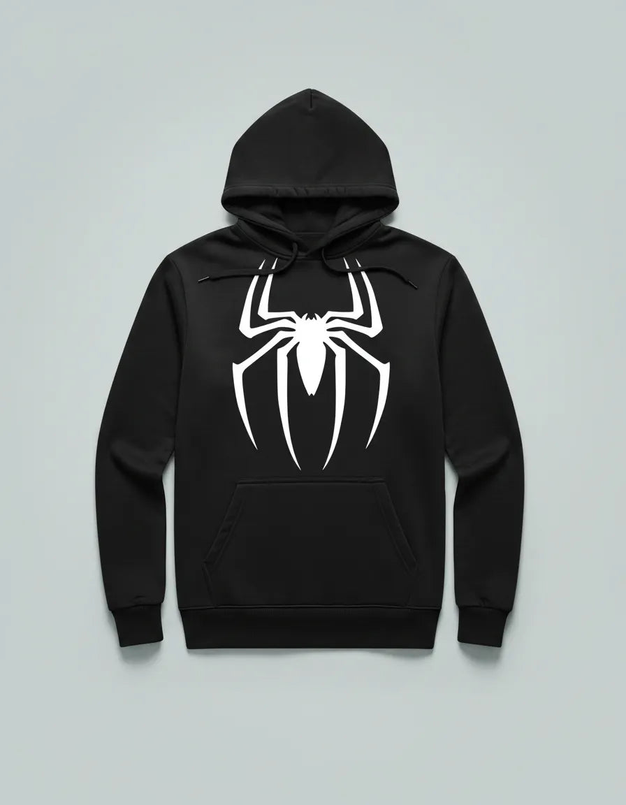 Polerón Tipo Canguro Con Capucha Diseño Spider-man