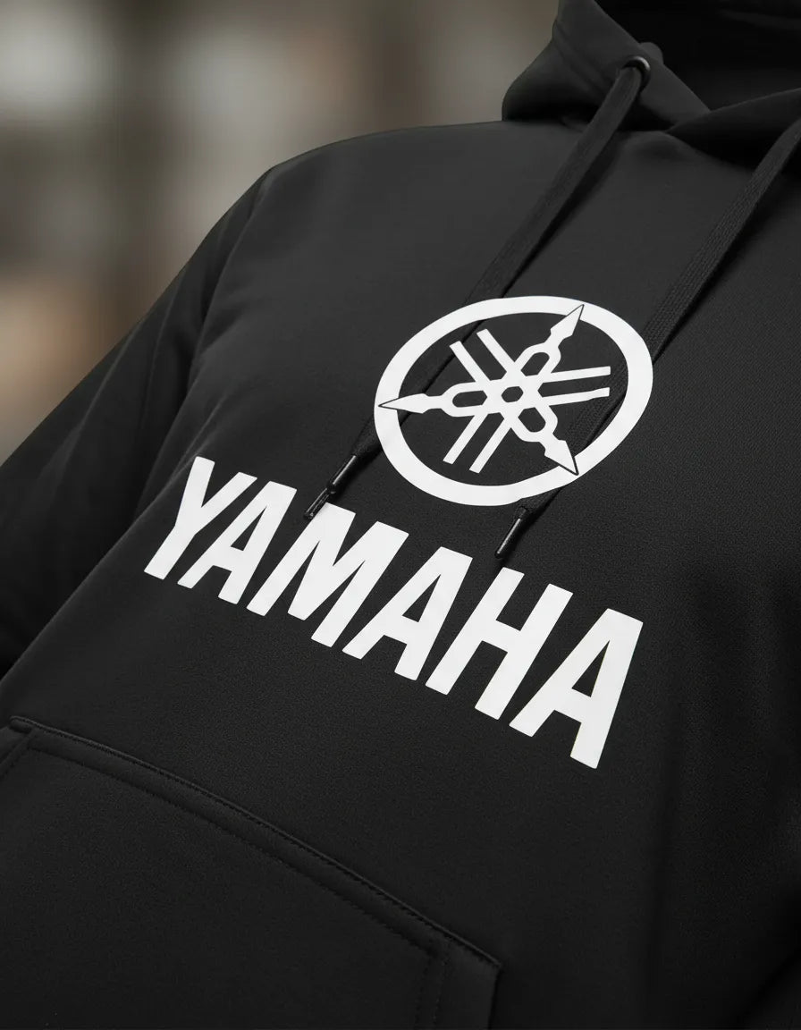 Polerón Tipo Canguro Con Capucha Diseño Yamaha