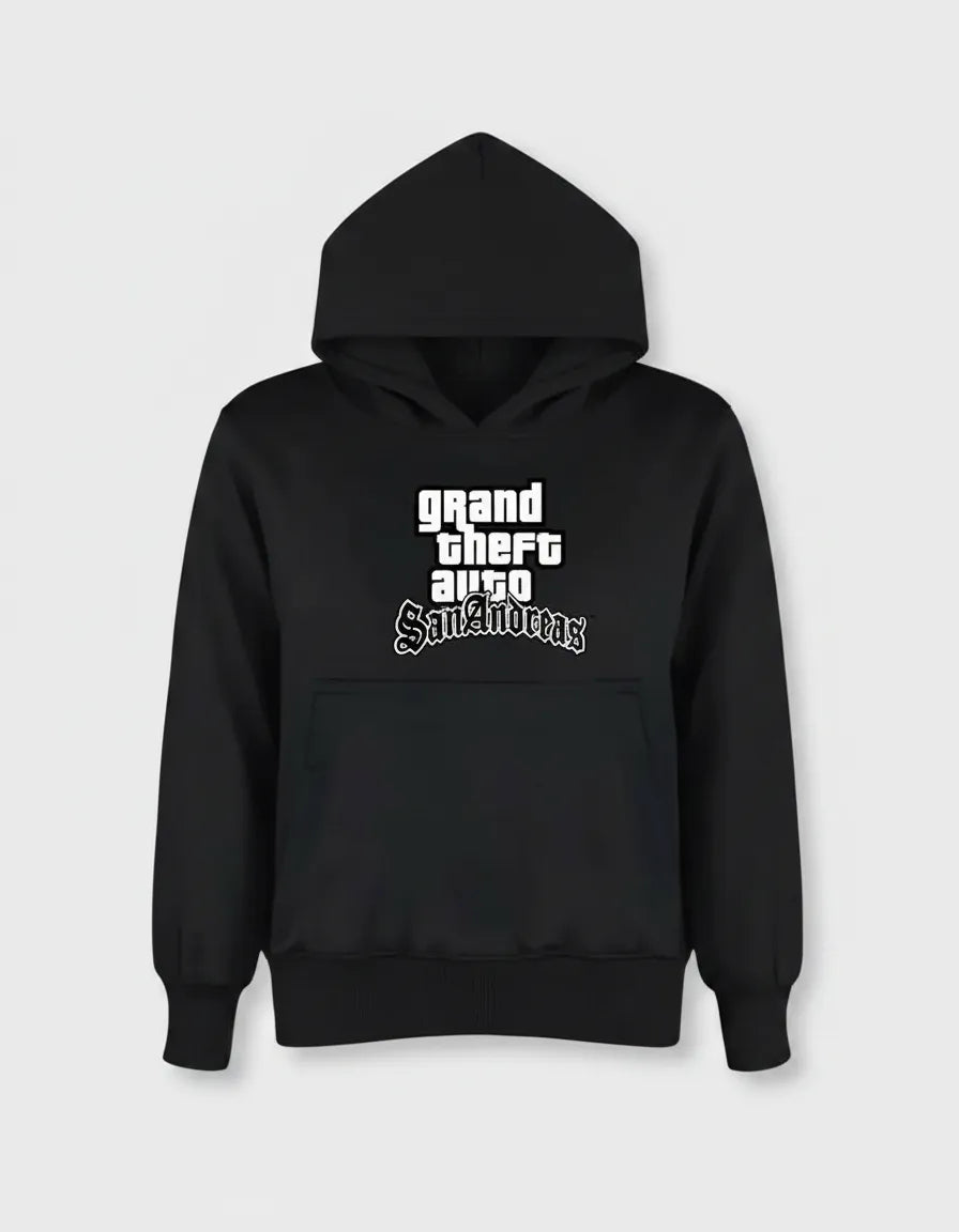 Polerón Tipo Canguro Con Capucha Diseño Gta San Andreas