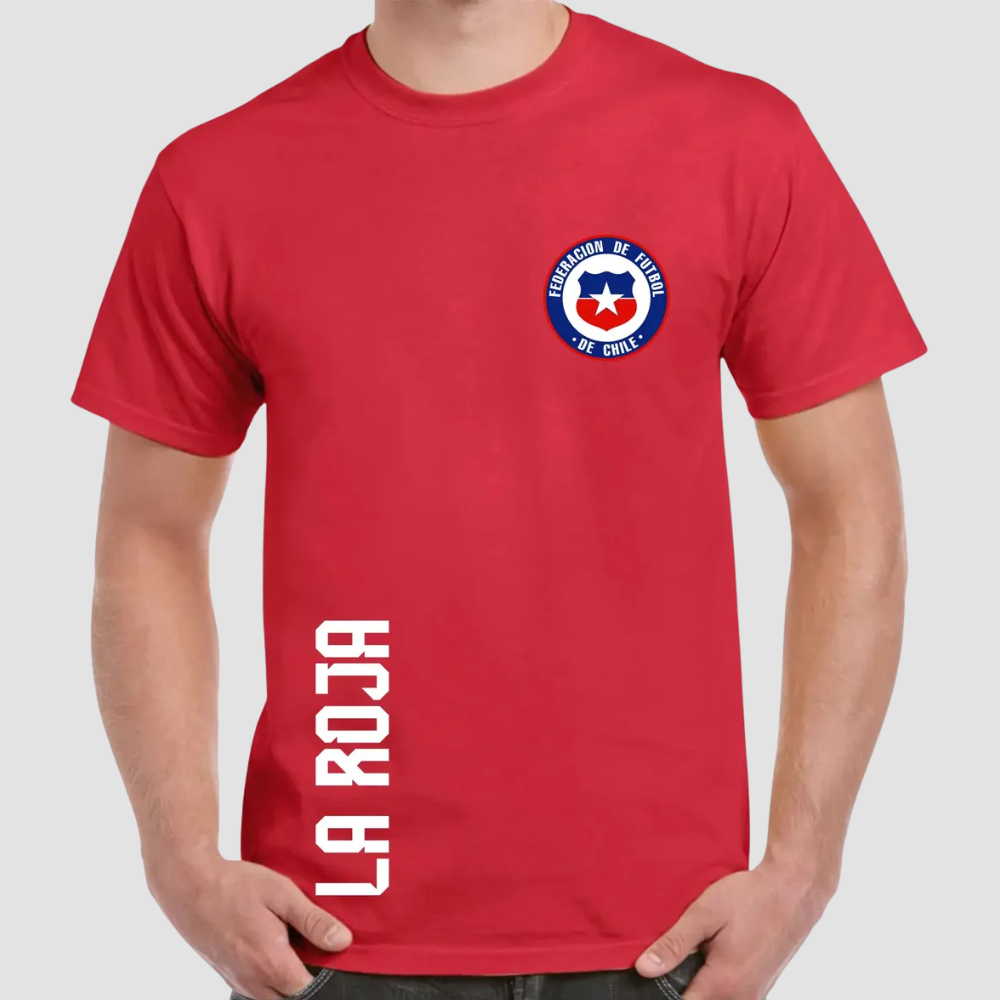 Polera de algodón La Roja – Diseño Selección Chilena