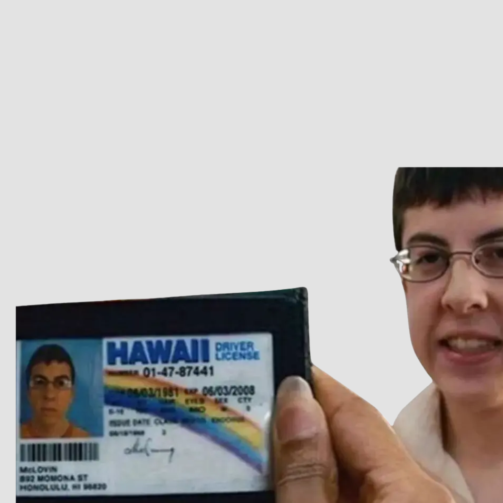 Credencial McLovin – Tarjeta de identificación de colección