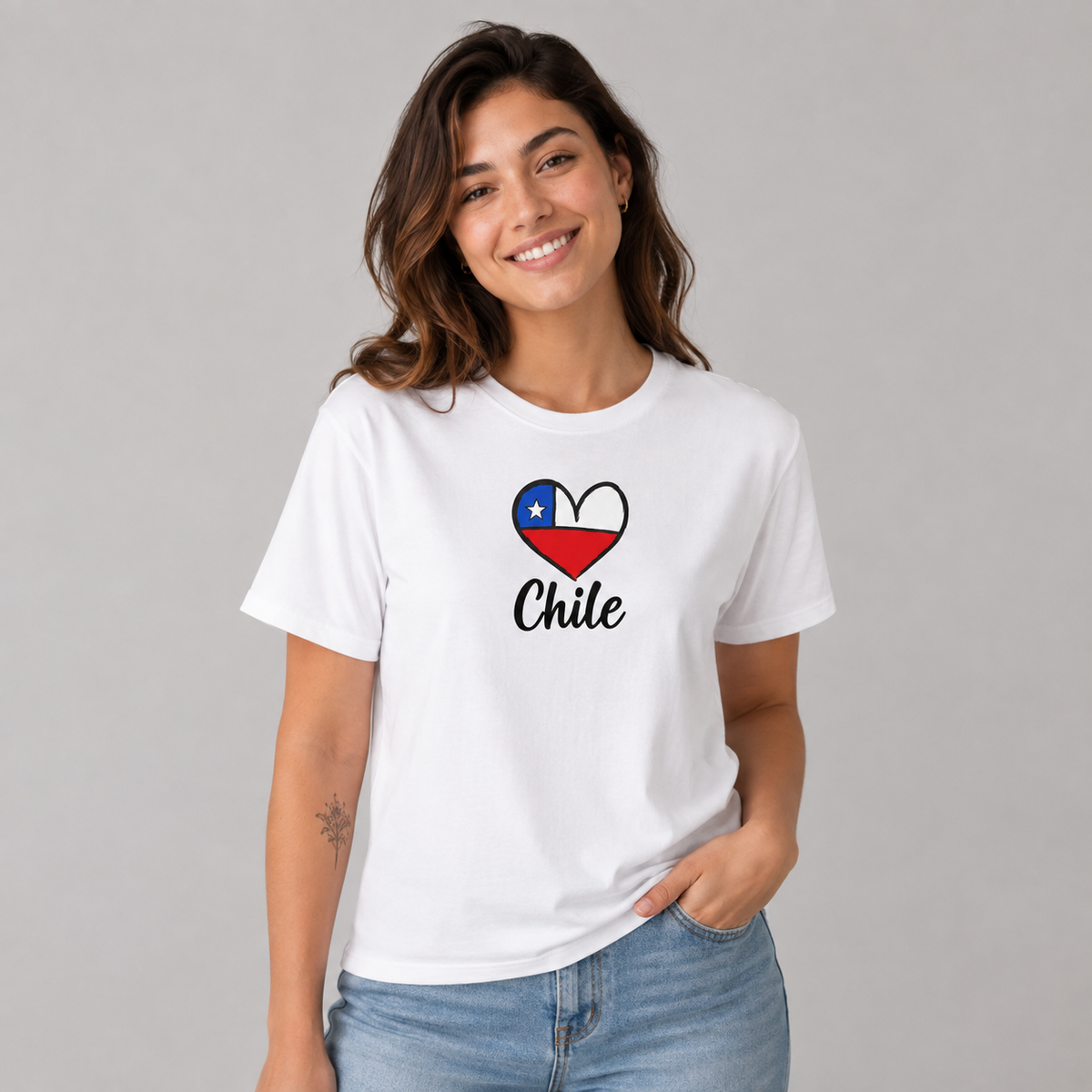 Polera Corazón Chile – Fiestas Patrias
