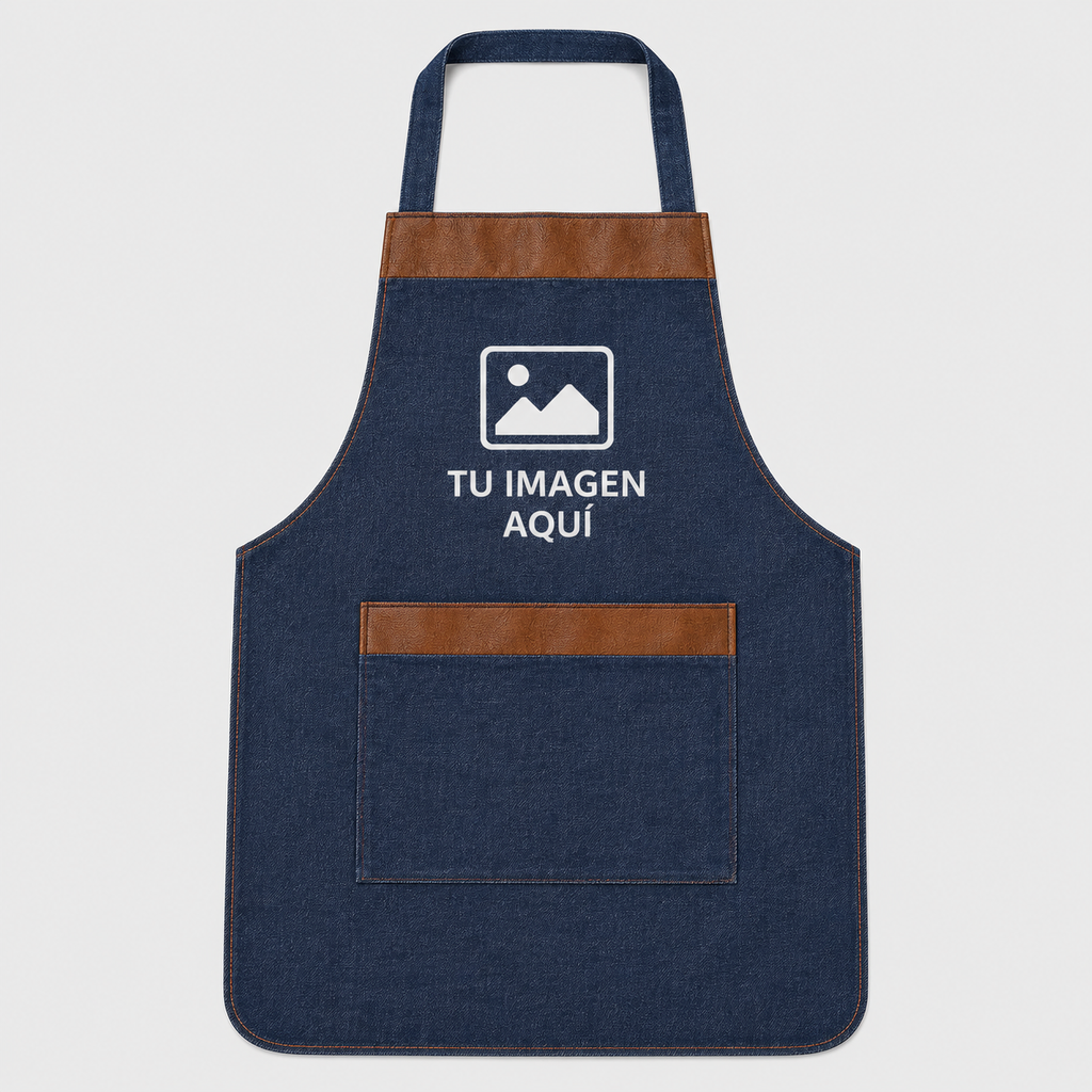 Pechera de Mezclilla Personalizada con Foto, Logo o Diseño