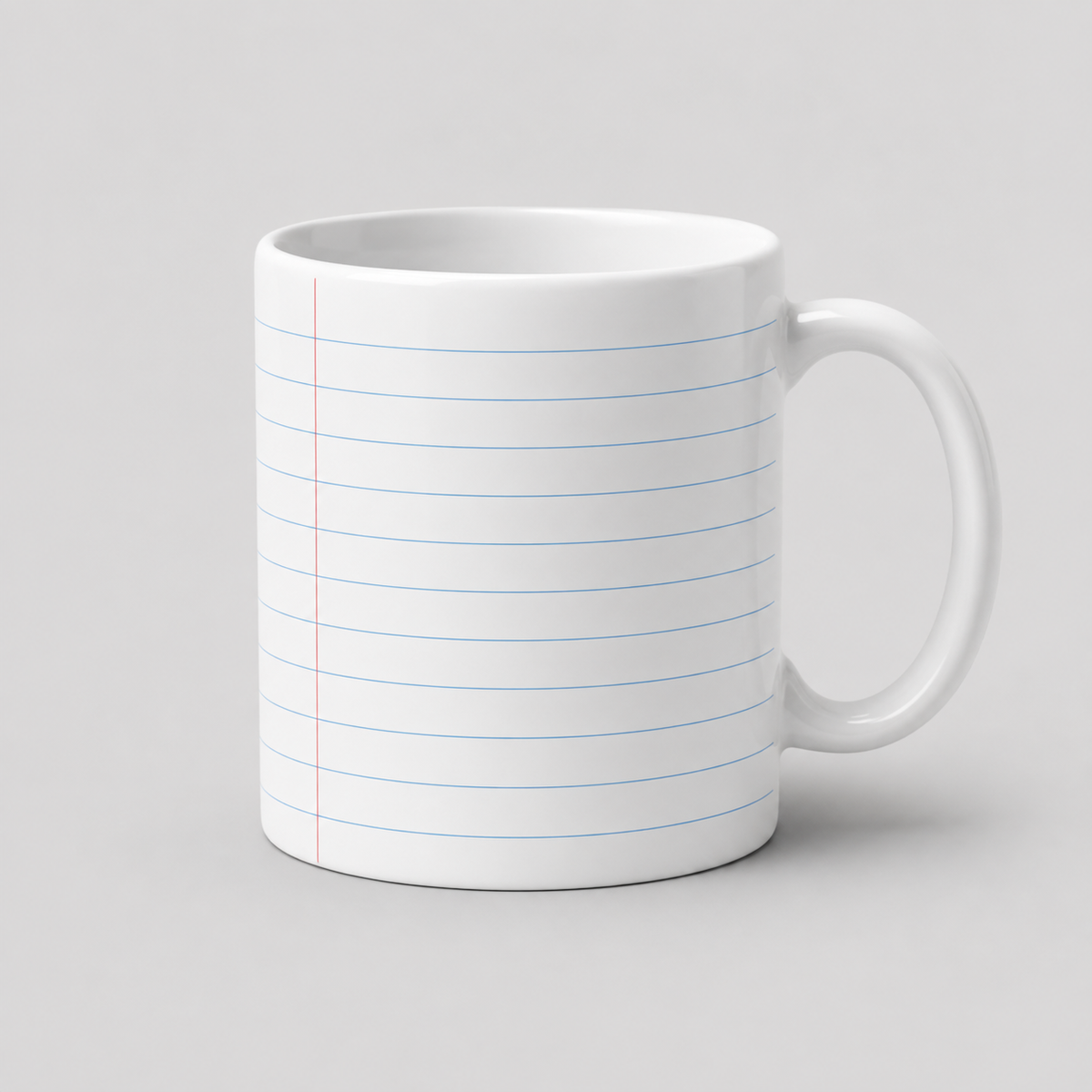 Taza Hoja de Cuaderno para Escribir – Personalizable con Plumón