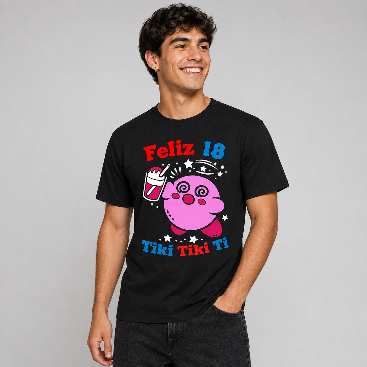 Polera Kirby Feliz 18 Tiki Tiki Ti | Fiestas Patrias