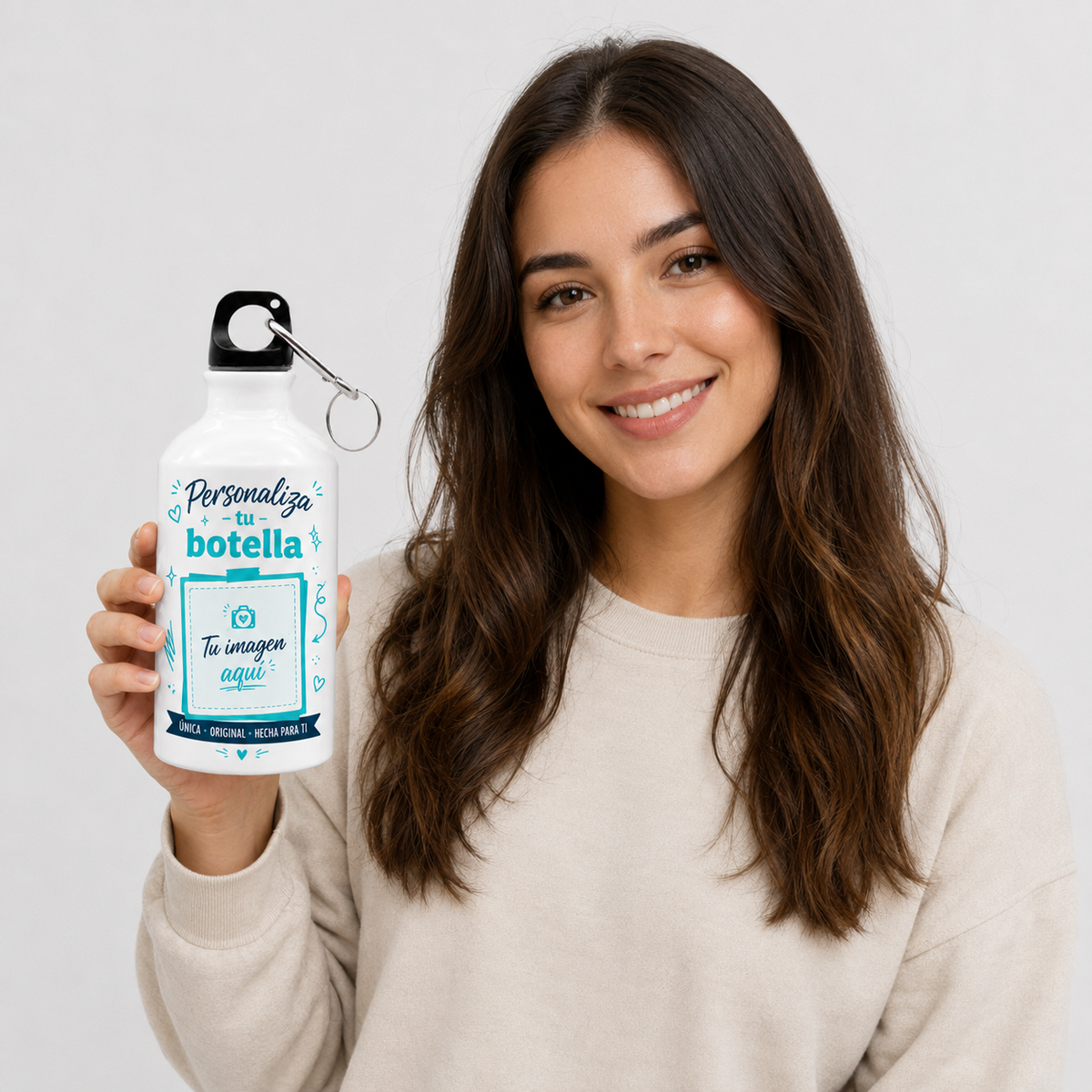 Botella  500cc Personalizada con Foto, Logo o Diseño