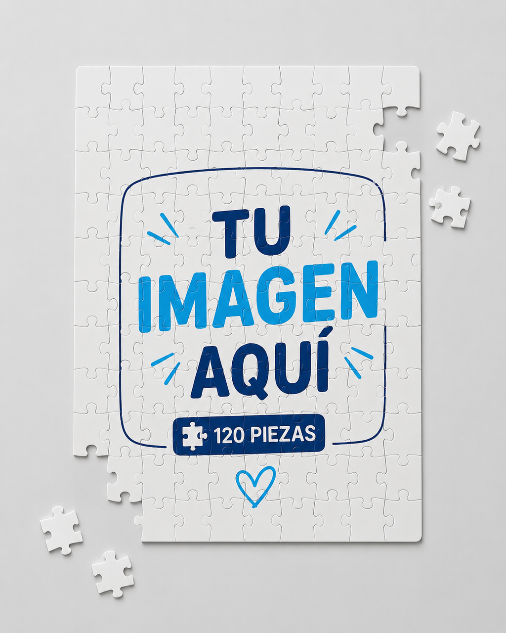 Puzzle Personalizado A4 de 120 Piezas – Foto o Diseño
