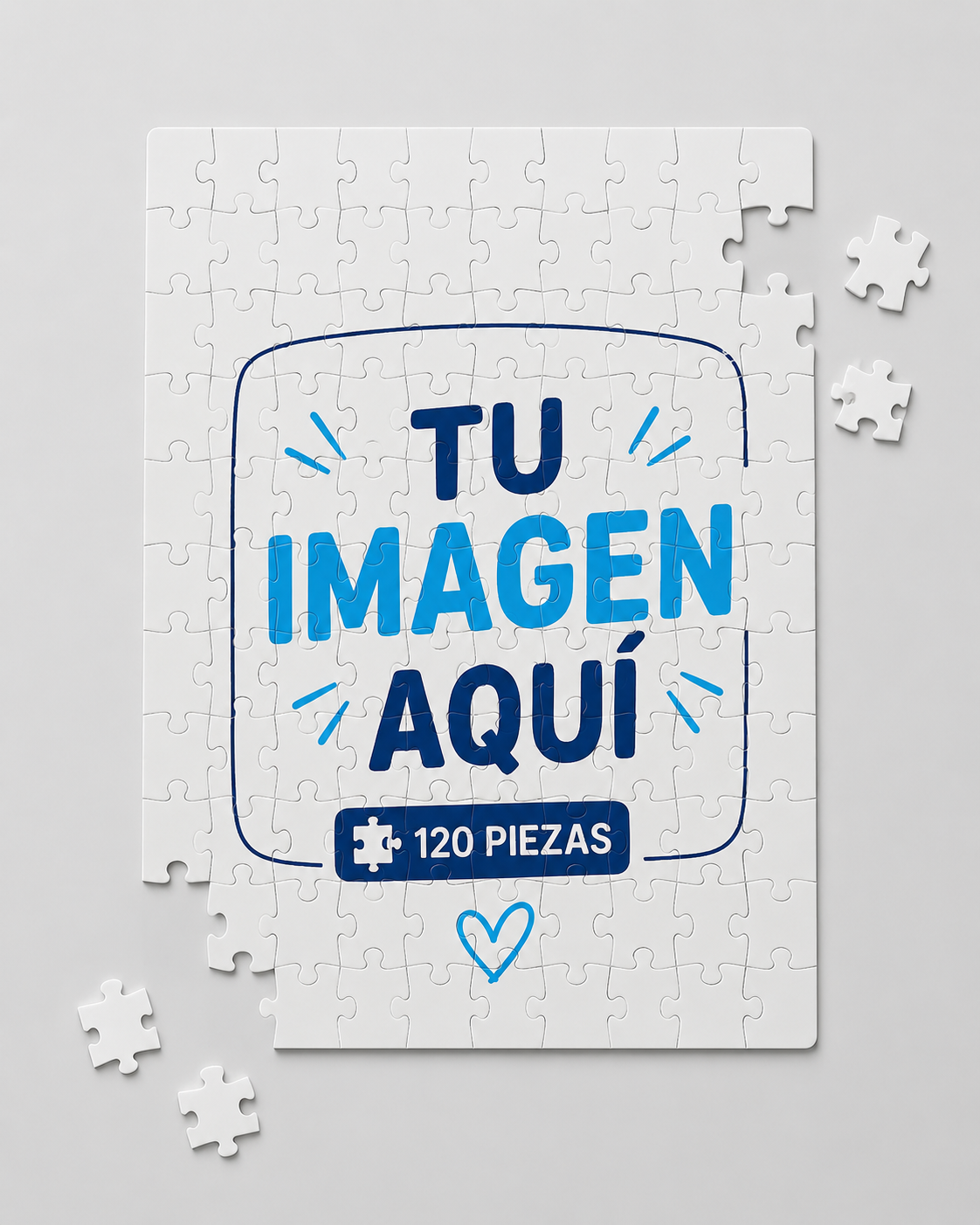 Puzzle Personalizado A4 de 120 Piezas – Foto o Diseño