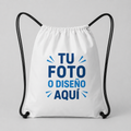 Mochila Morral Personalizada 35x45 cm – Foto, Logo o Diseño