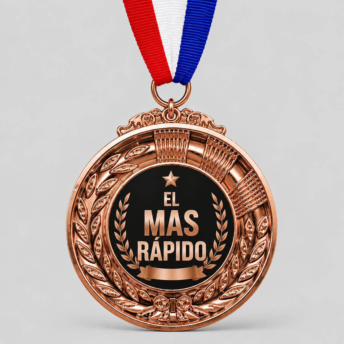 Medalla Personalizable 60 mm con Cinta – Oro, Plata o Bronce