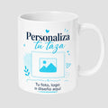 Taza Personalizada Blanca 11 oz con Foto, Logo o Diseño